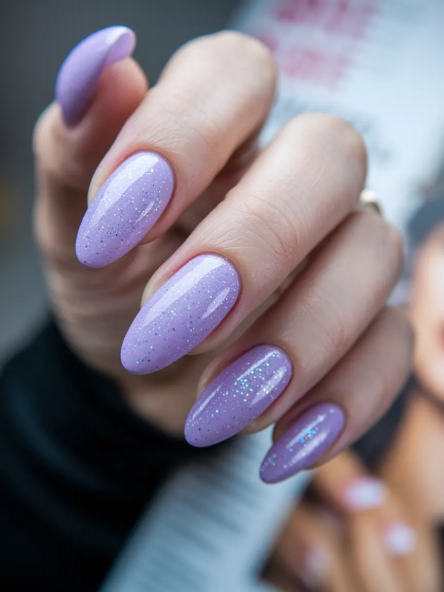 Best Winter Nail Colors 2025-2026 Lavender Frost