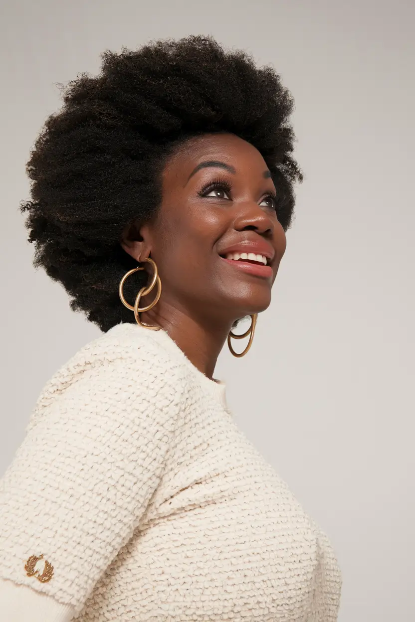 Black Women Hair Color Ideas Winter 2025 2026 Textured Afro Brilliance