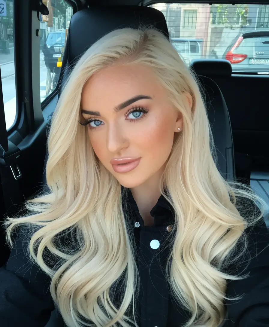 Blonde Hair Color Ideas Winter 2025-2026 Classic Hollywood Blonde Waves