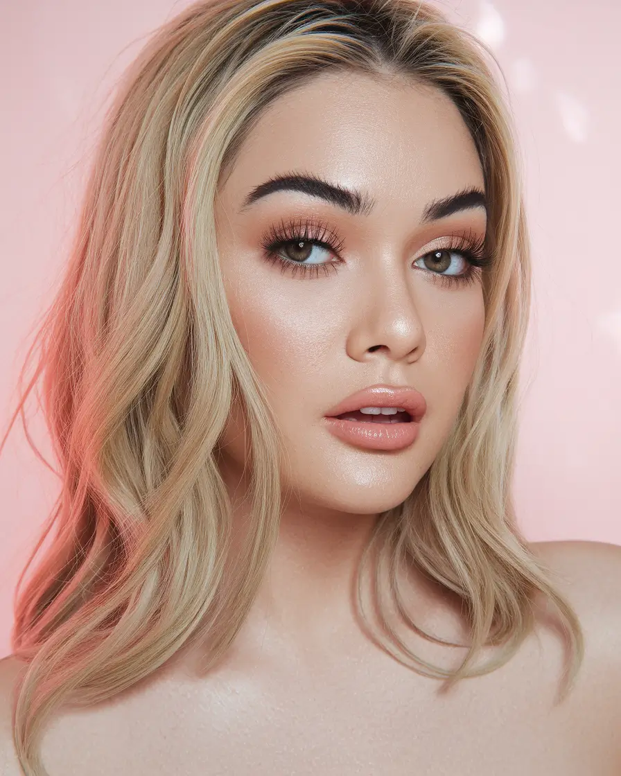 Blonde Hair Color Ideas Winter 2025-2026 Soft Golden Blonde with Face-Framing Shine