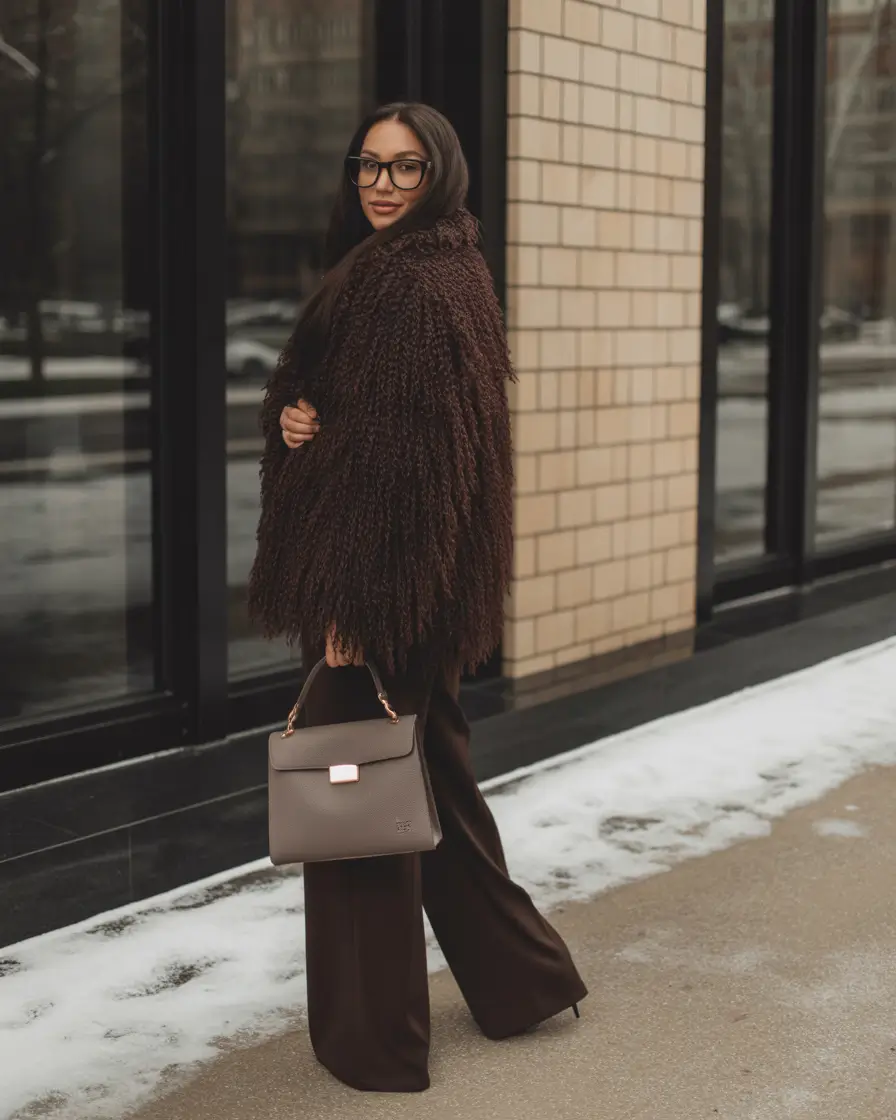 Casual Winter Outfits for Women 2025 - 2026 Textured Chocolate Layers