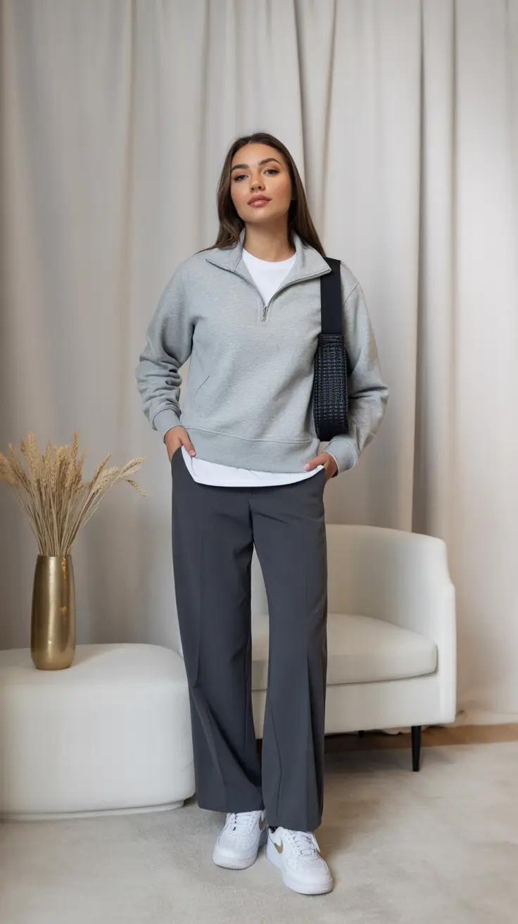 Casual Winter Outfits for Women 2025 - 2026 Sporty Chic with Relaxed Tailoring