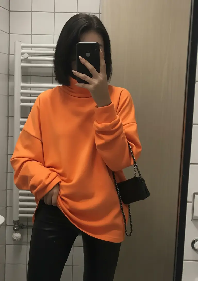 Classy Winter Outfits 2025 - 2026 New Ideas Bold Orange Energy