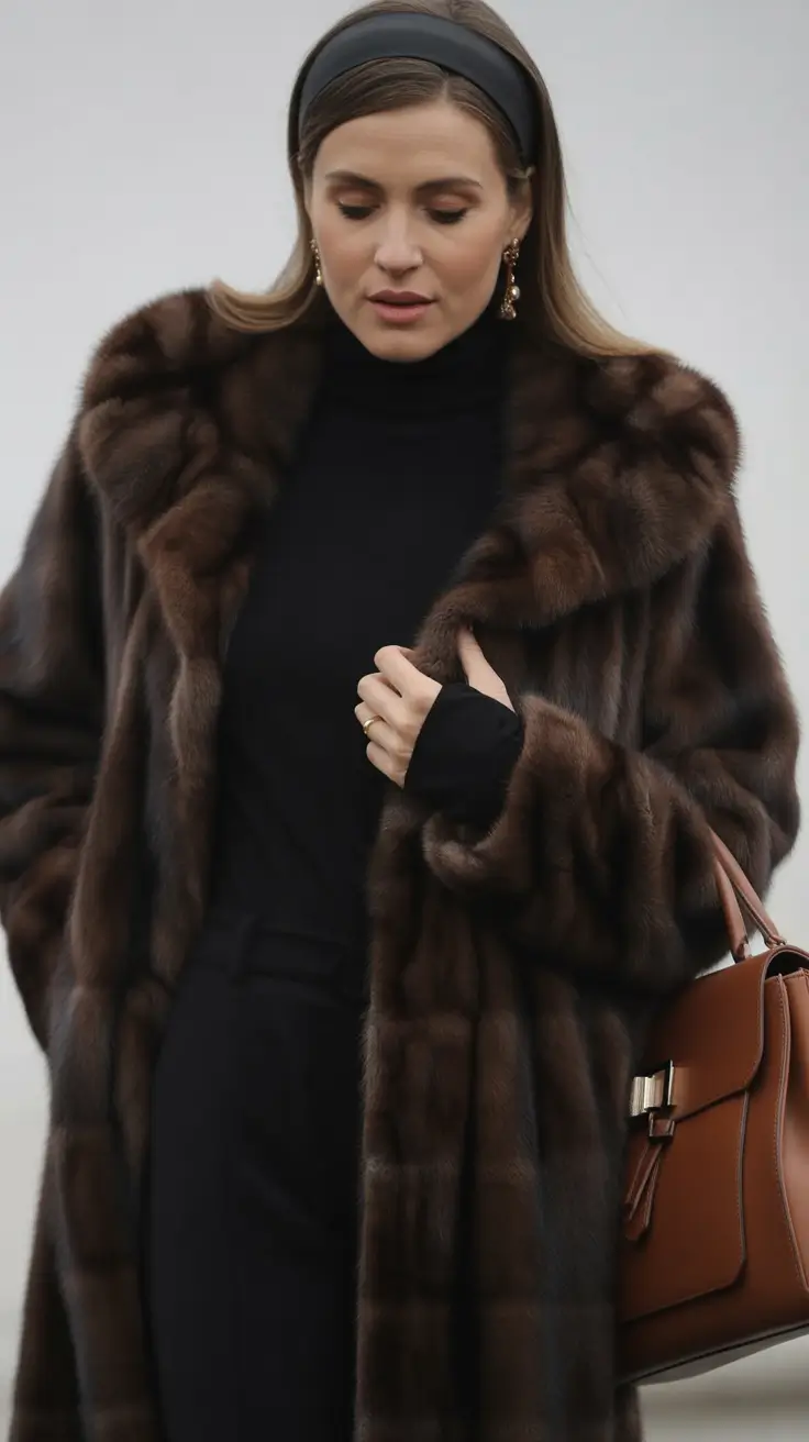 Classy Winter Outfits 2025 - 2026 New Ideas Fur Coat with Old Money Elegance