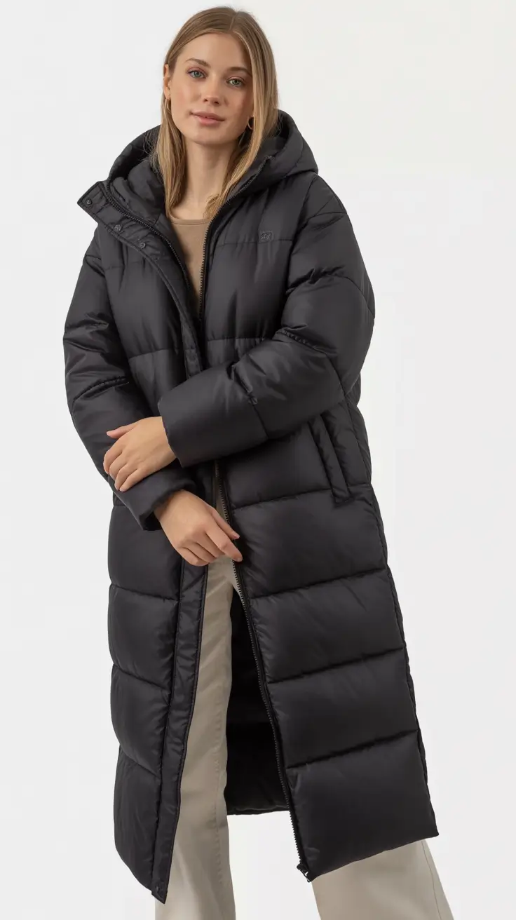 Classy Winter Outfits 2025 - 2026 New Ideas Classic Long Puffer Practicality