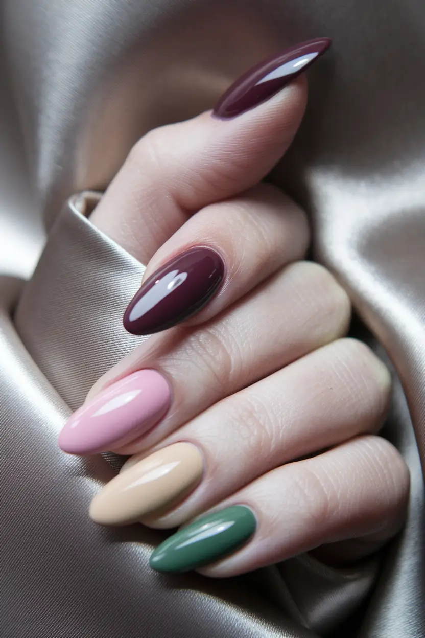 Modern Classy Winter Nails 2025-2026 Elegant Multi-Toned Harmony