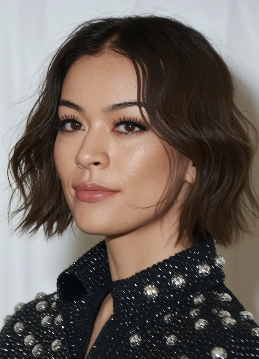 New haicuts ideas October 2025 Wavy Bob with Natural Texture