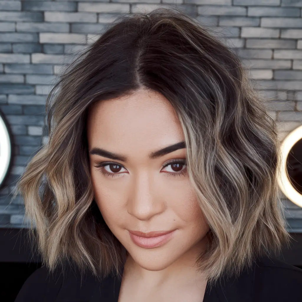 October hair color ideas – fall trends for 2025 Textured Bronde Bob