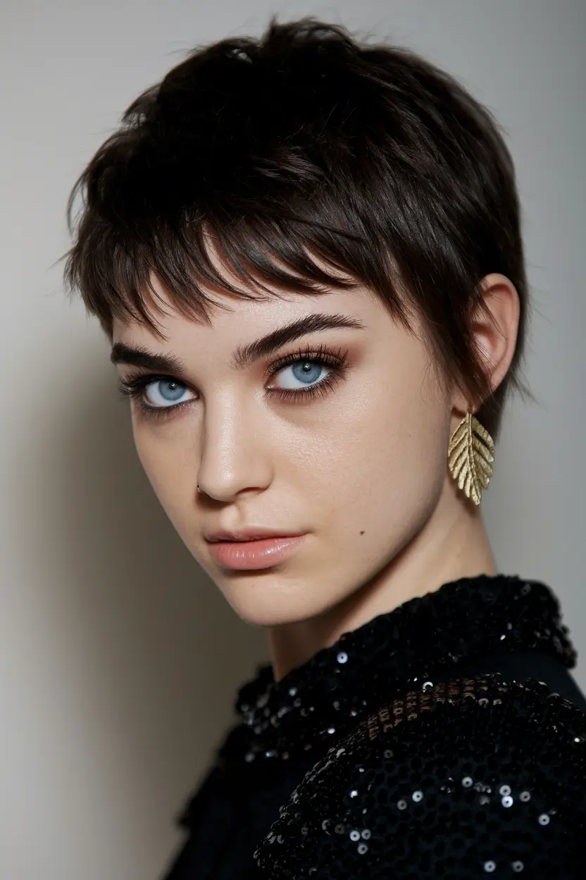 cropped pixie haircut winter 2025 2026