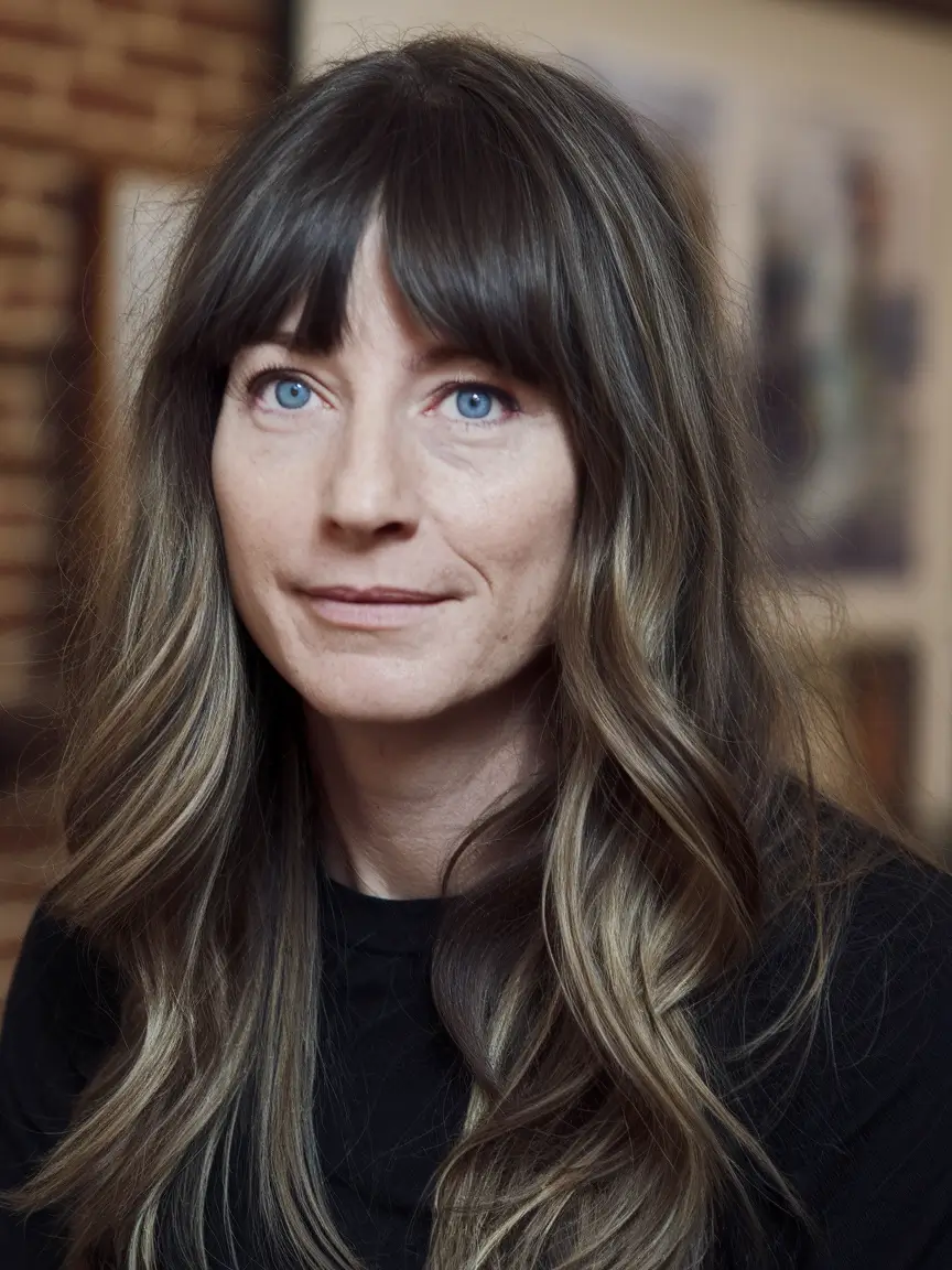 shag curtain bangs haircut winter 2025 2026
