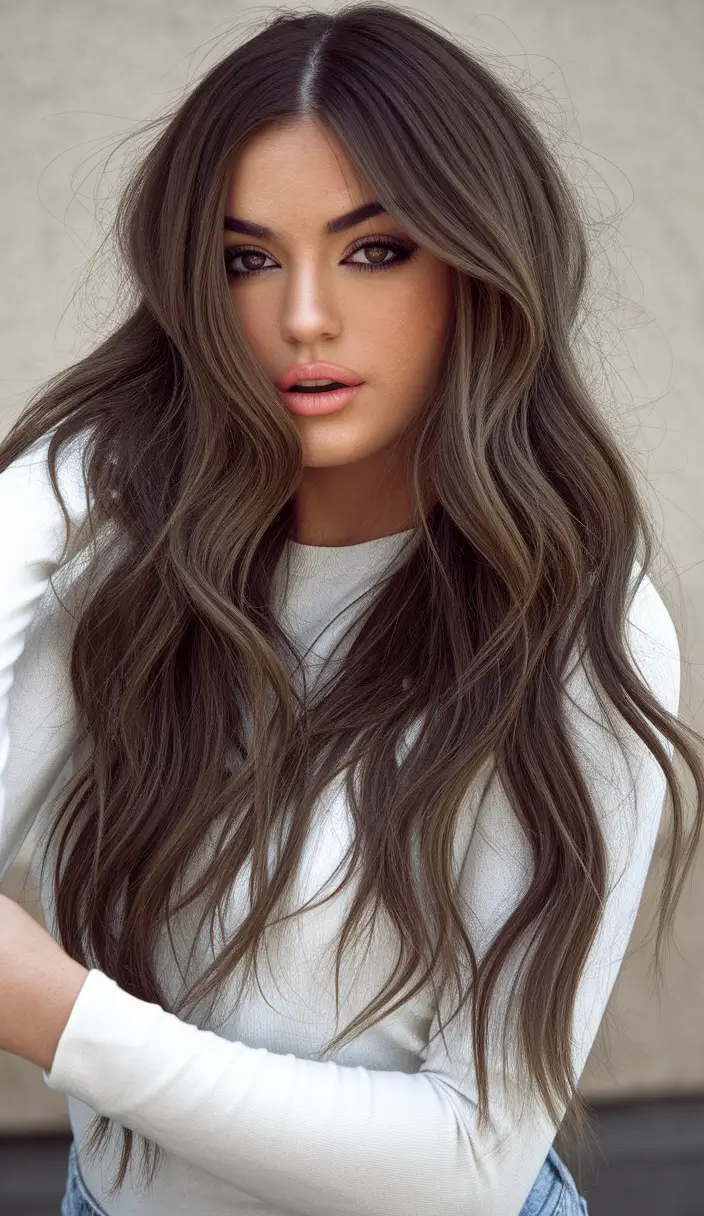Trending Hair Colors Winter 2025-2026 Smoky Mushroom Brown