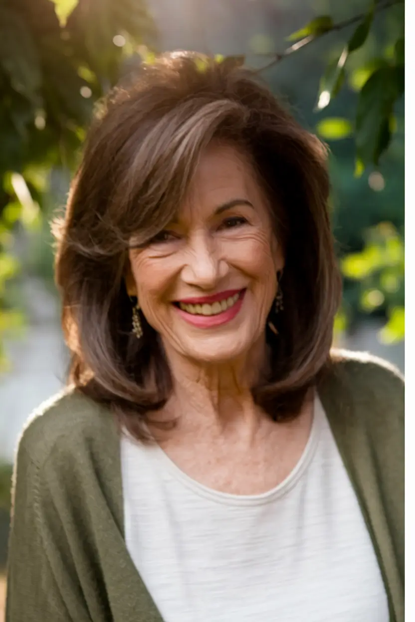 Winter 2025 / 2026 Haircuts for 60+ Women Long Layered Mid-Length Cut with Natural Depth