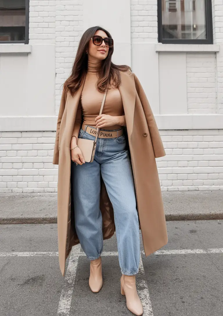 Winter 2025 Trendy Outfit Inspiration Modern Neutral Layers