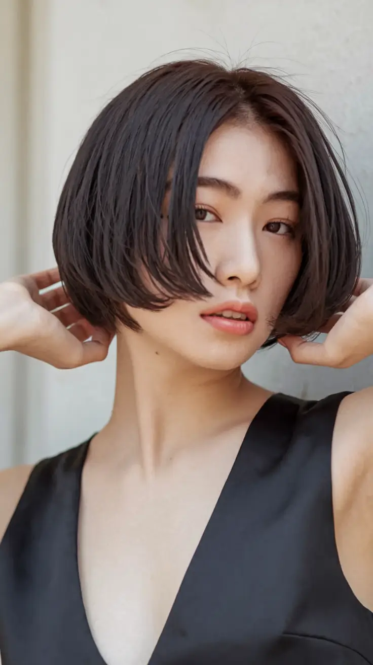 winter bob haircuts ideas 2025 2026 Feathered Airy Charm