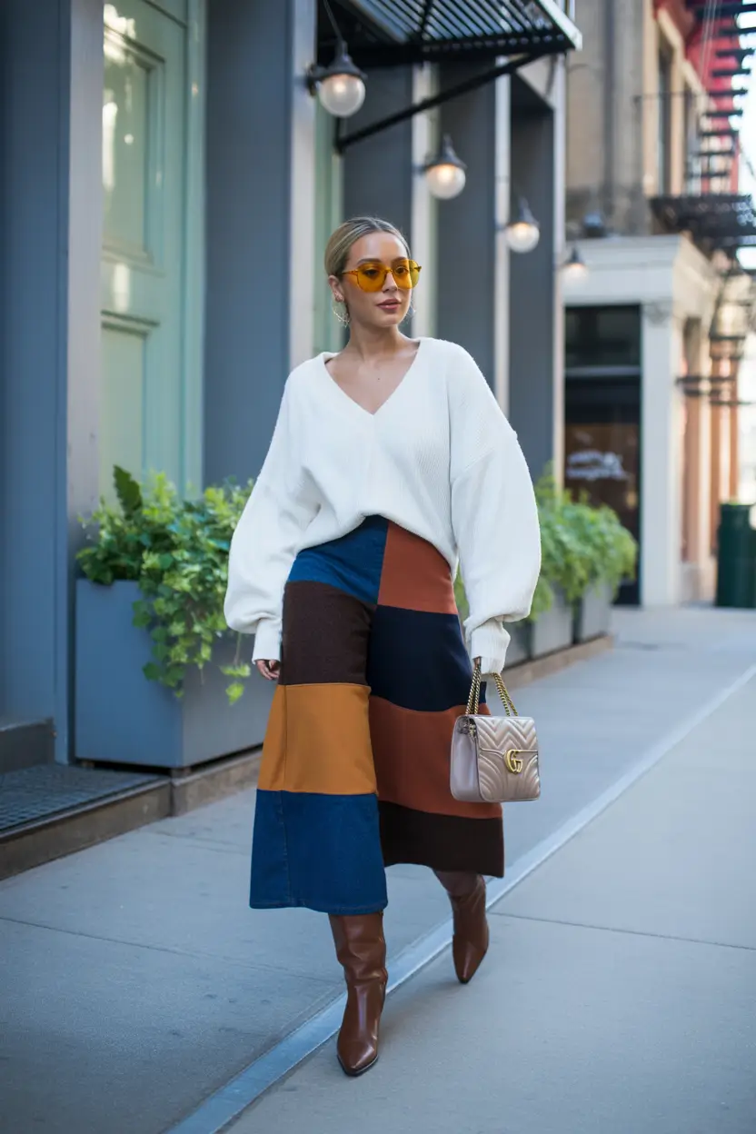 Winter Fashion Outfits 2025 / 2026 Trends Guide Playful Color Blocking