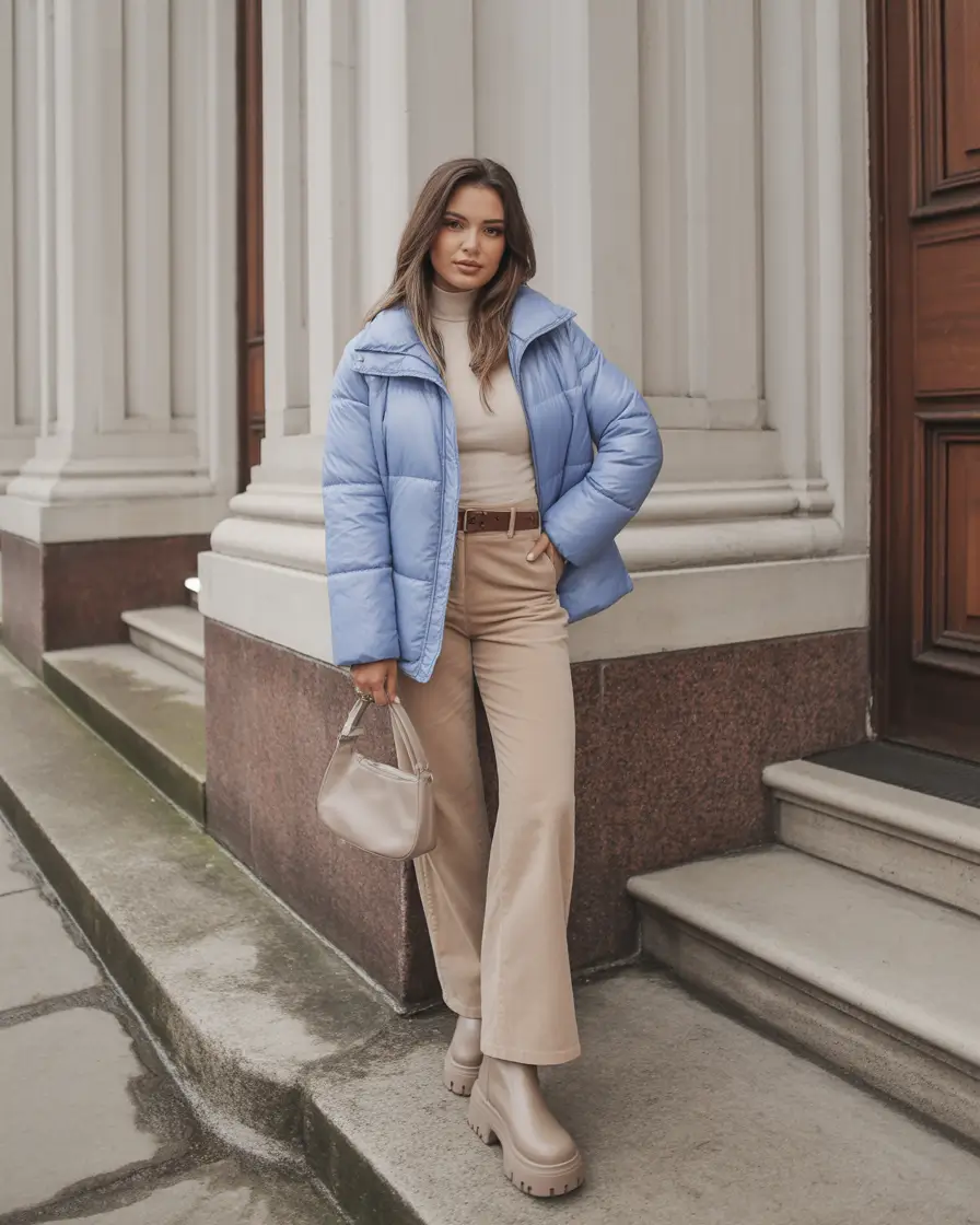 Winter Fashion Outfits 2025 / 2026 Trends Guide Soft Neutrals Meet Powder Blue