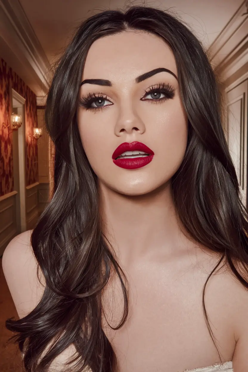 Winter Hair Colors 2025-2026 for Brunettes Dark Brunette with Classic Glam