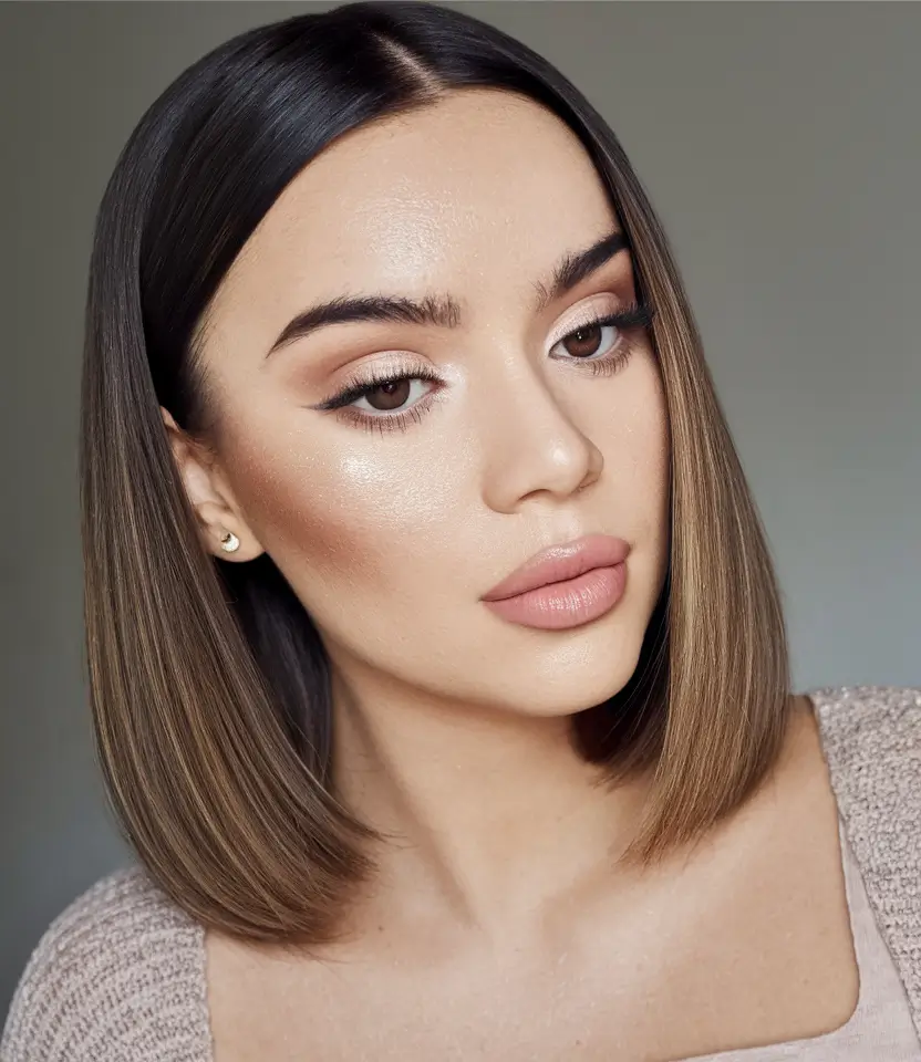 Winter Hair Colors 2025-2026 for Brunettes Polished Brunette Bob