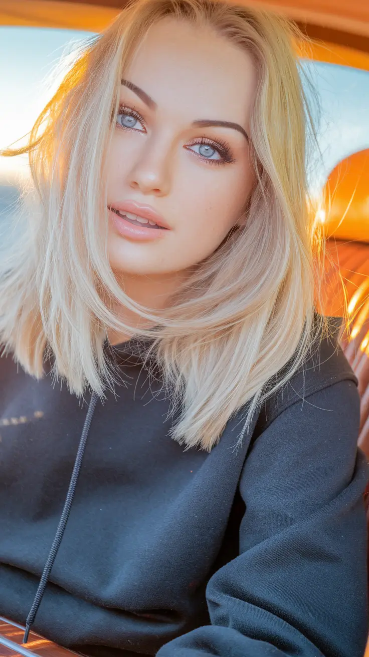 Winter Haircuts 2025–2026 Trends & Styles Soft Blonde Mid-Length