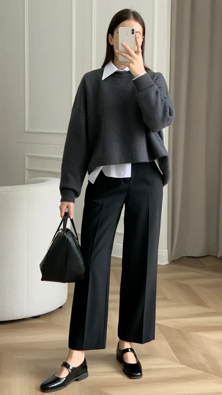 Winter Office Outfits 2025 / 2026 Style Guide Preppy Layered Neutrals