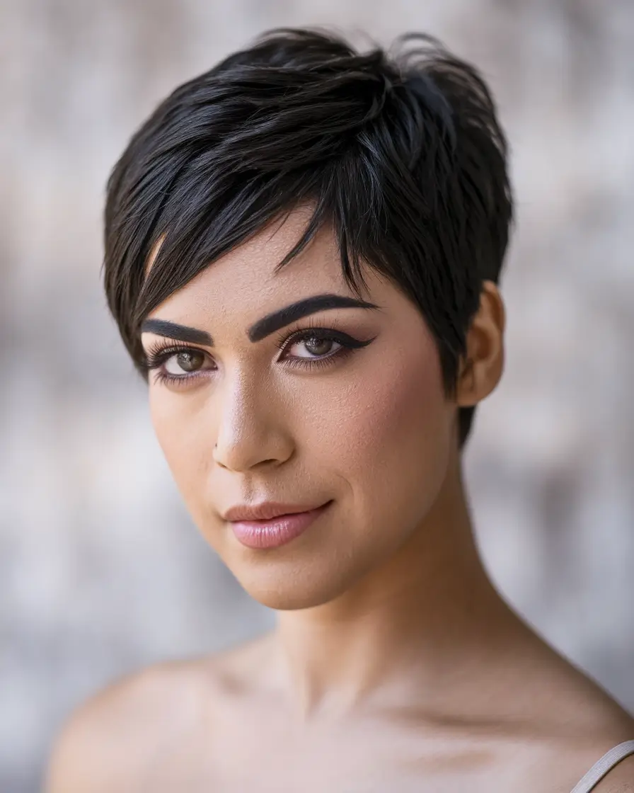 Winter Pixie Haircuts 2025–2026 Trends Modern Pixie with Layered Dimension