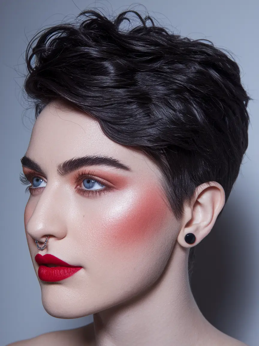 Winter Pixie Haircuts 2025-2026 Trends Asymmetrical Pixie with Flowing Movement
