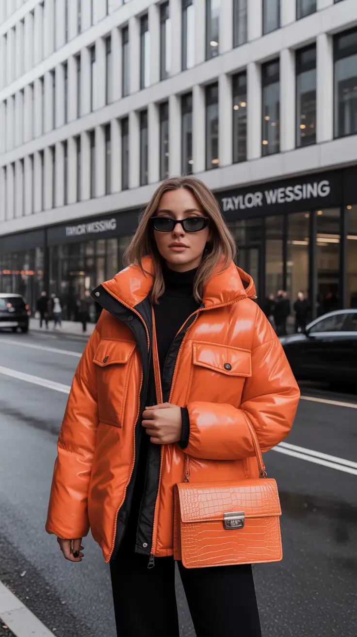 2026 outfits ideas for women Bold in Tangerine