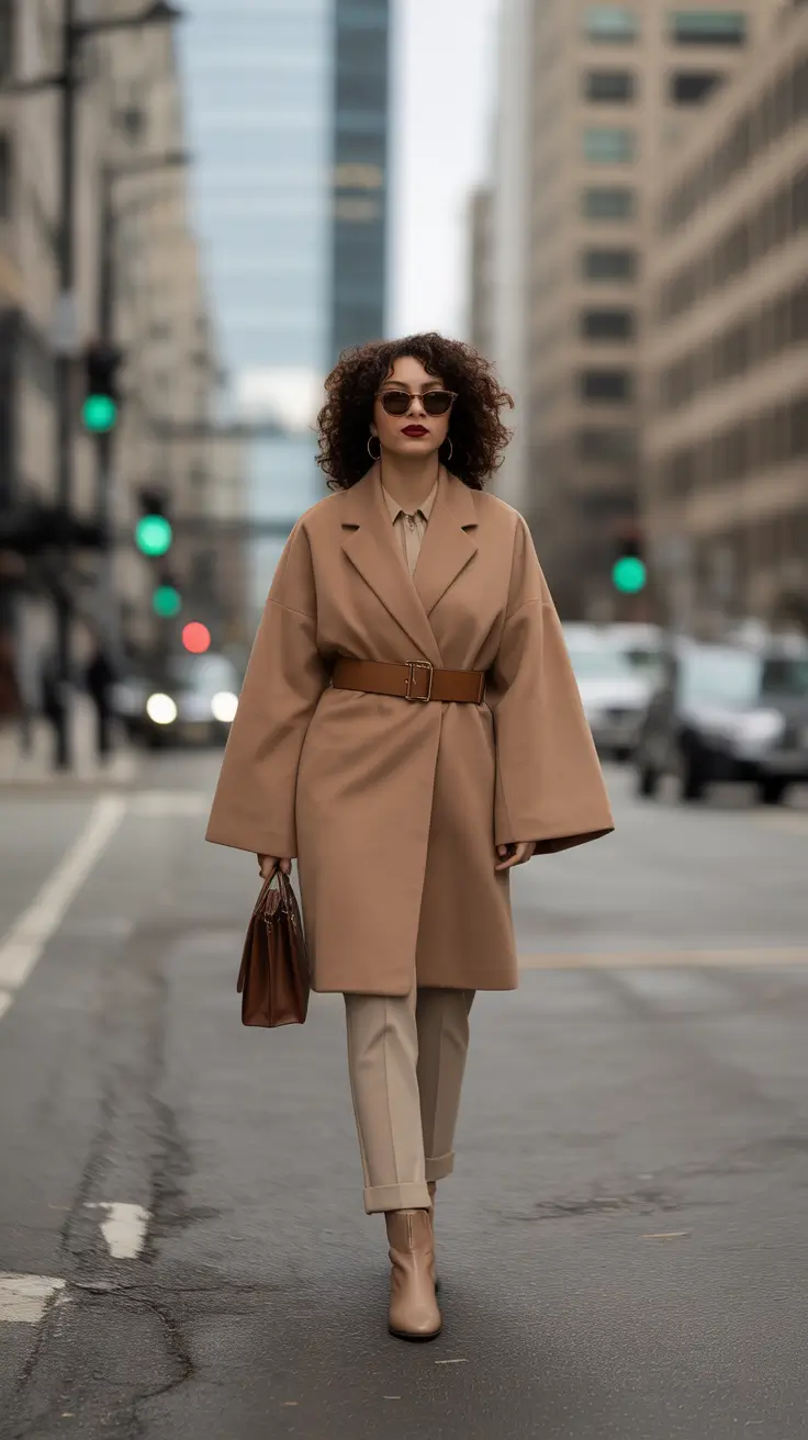 2026 outfits ideas for women Camel Confidence