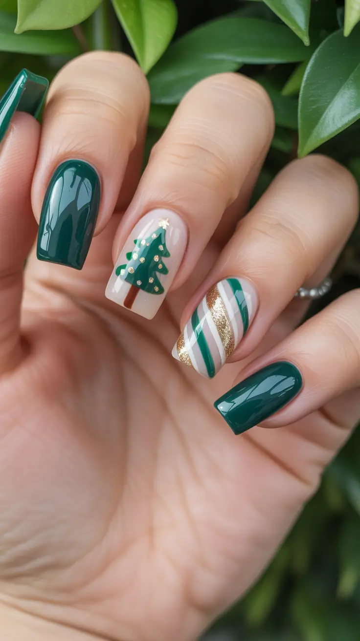 Best Christmas Tree Nails 2025 Classic Tree Magic