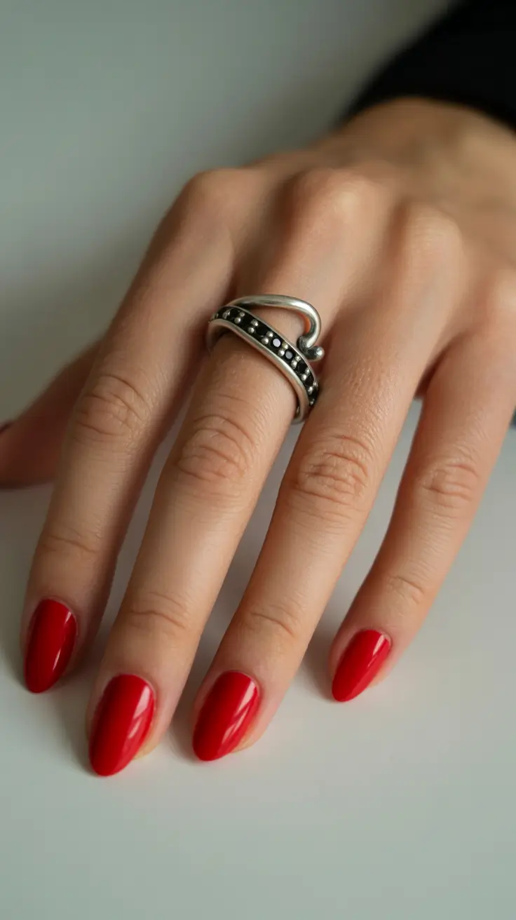 Best Nail Art for Christmas 2025 Classic Red Allure