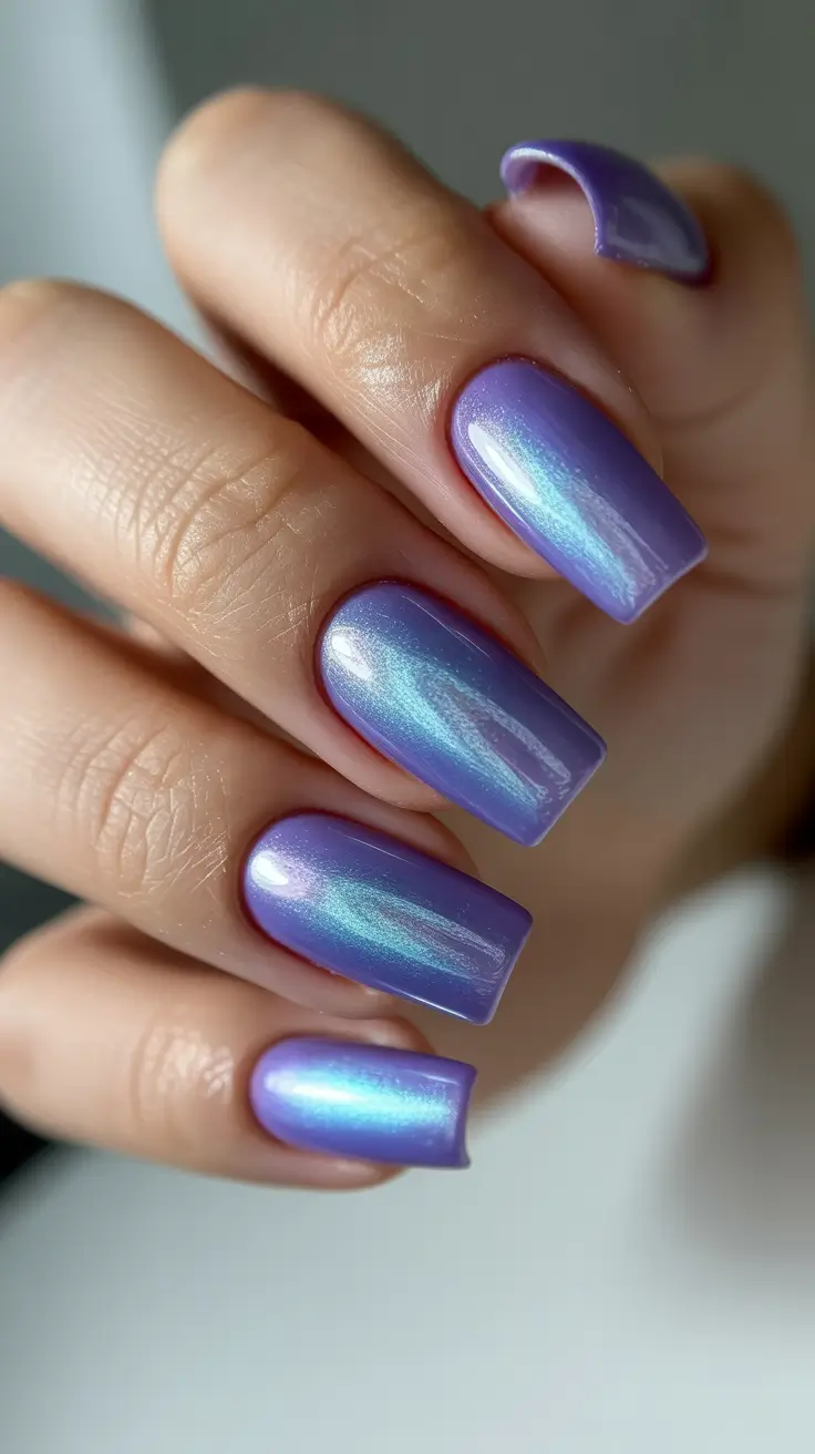 Best Nail Art for Christmas 2025 Iridescent Winter Magic