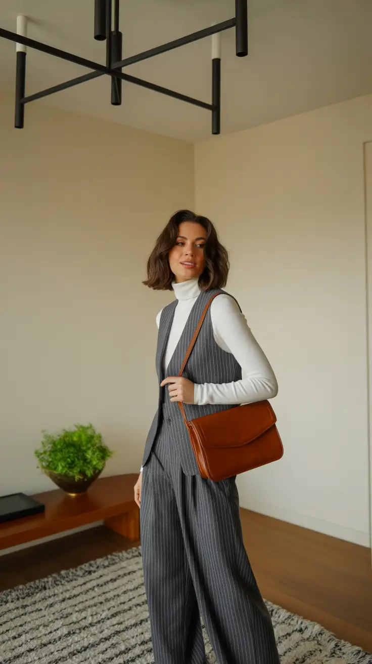 business casual outfits for women work Pinstripe Revival
