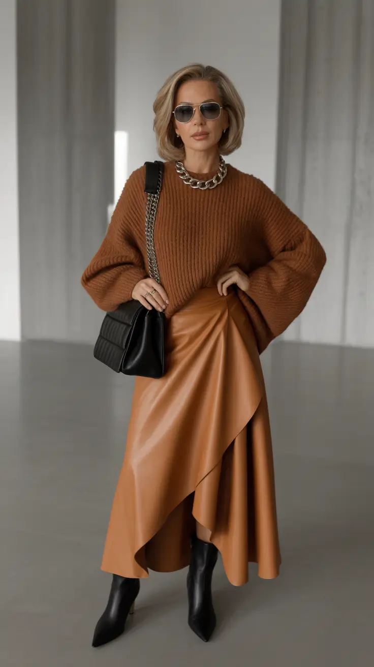 casual outfits 2026 Caramel Contrast