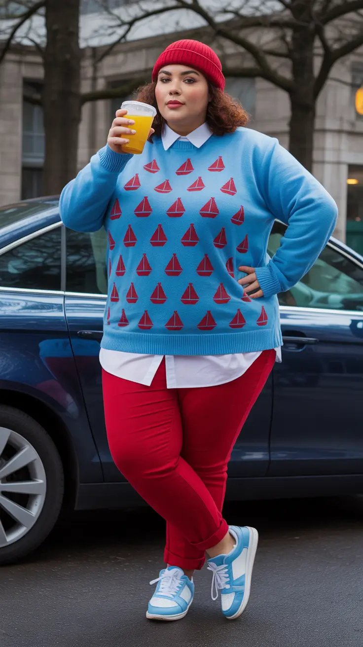 casual outfits 2026 Playful Contrast