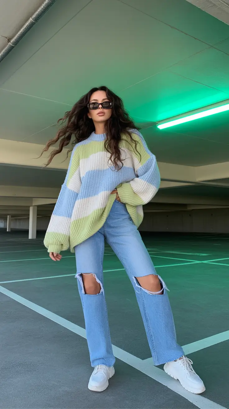 casual outfits 2026 Playful Stripes