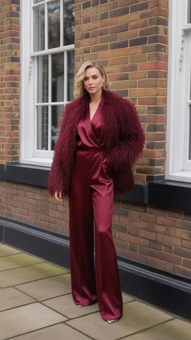 casual outfits 2026 Burgundy Luxe