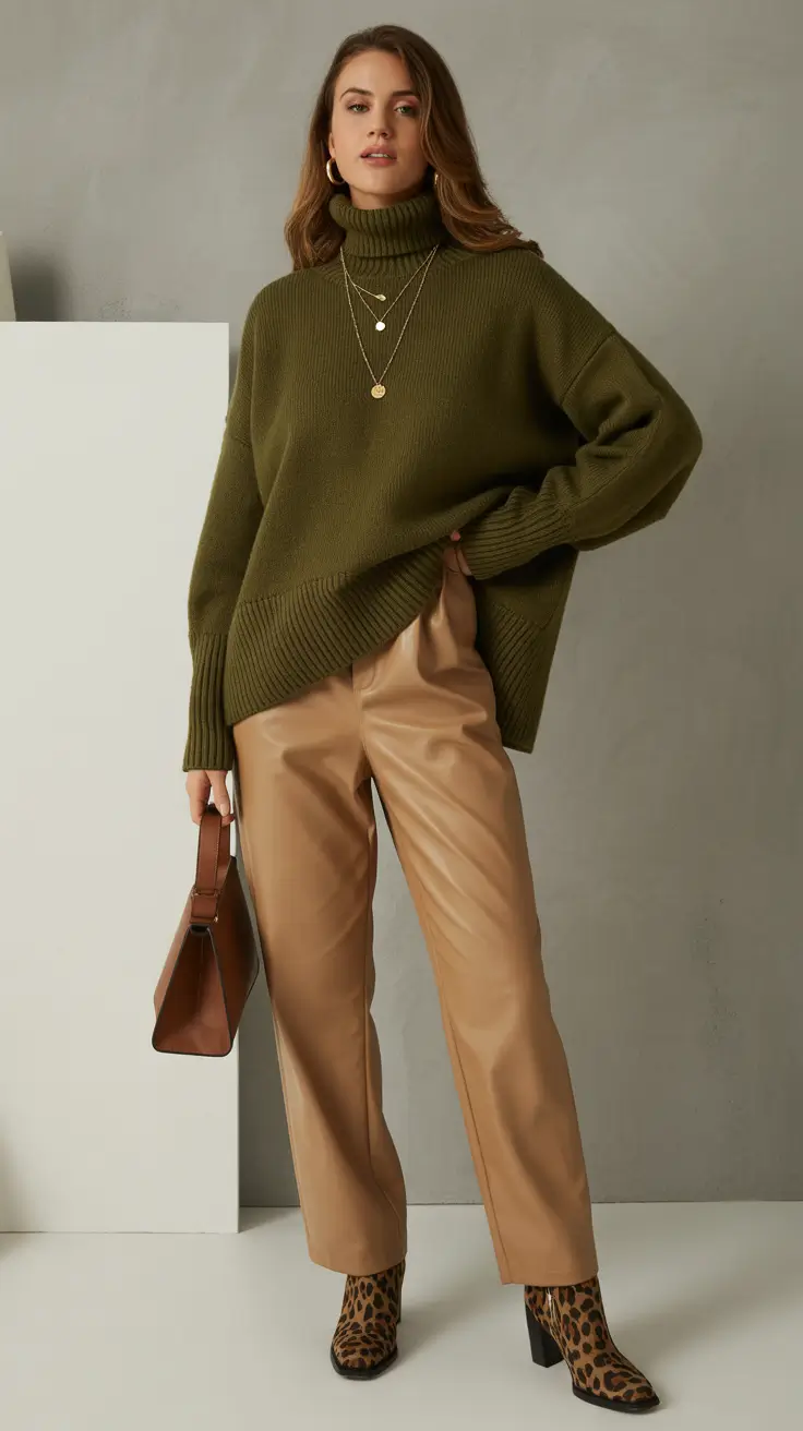 cold weather outfits 2026 Olive & Caramel