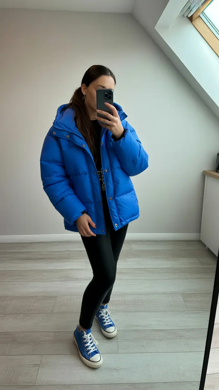 cold weather outfits 2026 Blue Burst
