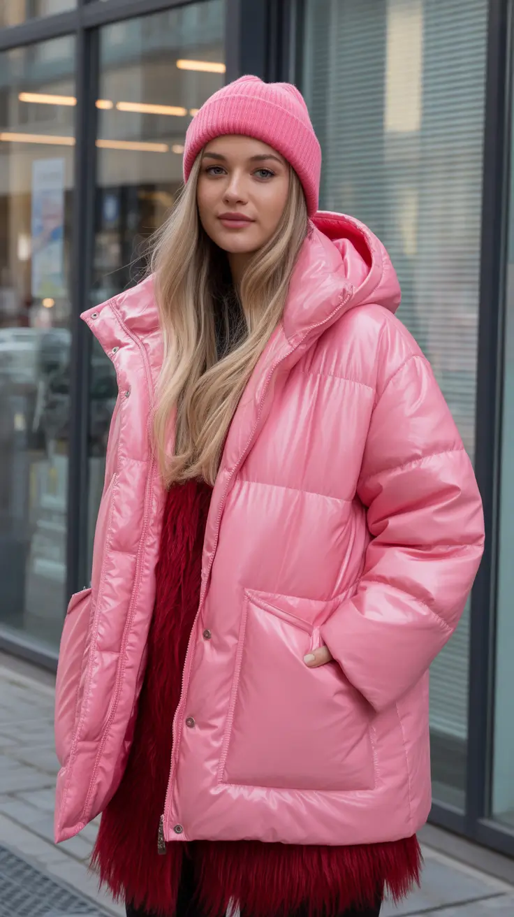 comfy outfits for women 2026 Bubblegum Warmth