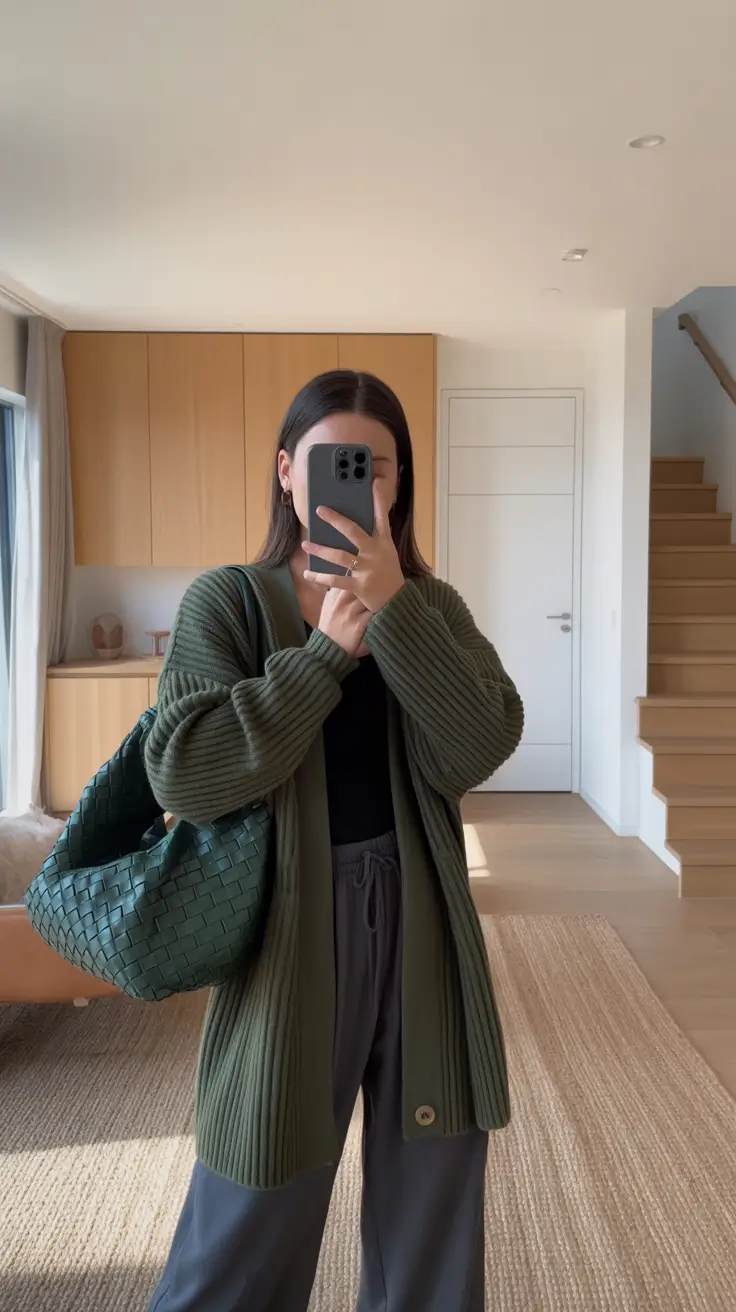 cute outfits 2026 Olive Green Calm