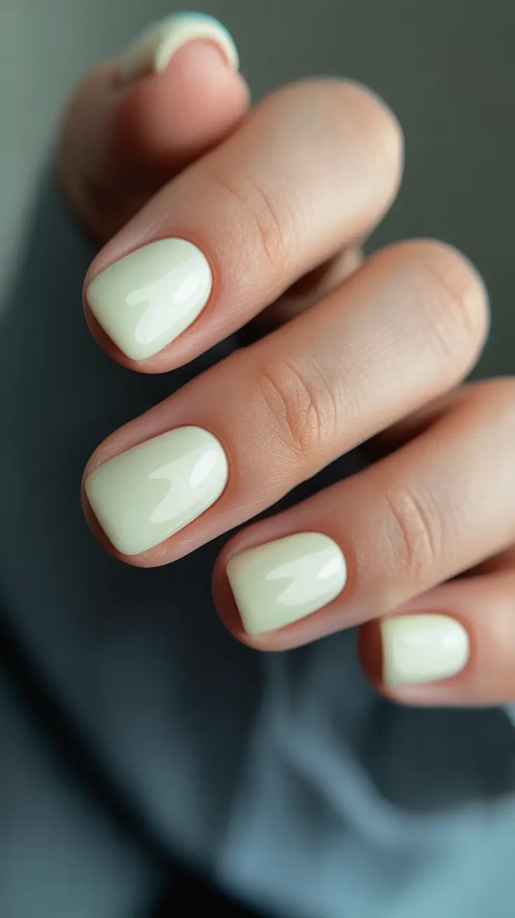 Cute Winter Gel Nails 2025-2026 Creamy Vanilla Bliss
