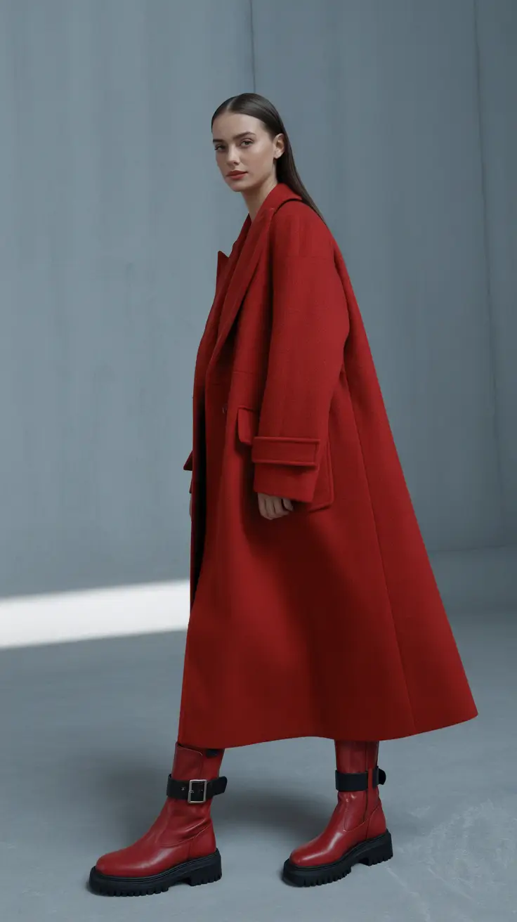 fashion outfits for women 2026 Crimson Power Statement