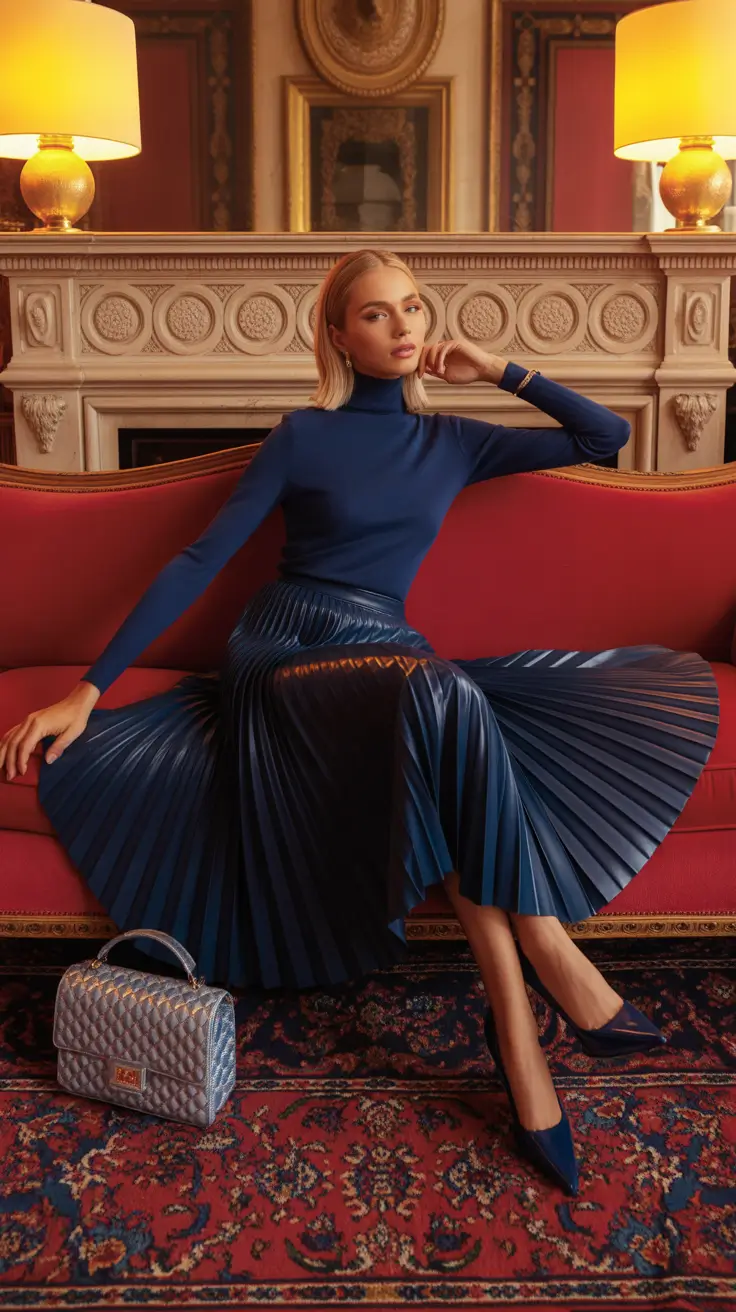 fashion outfits for women 2026 Royal Blue Elegance