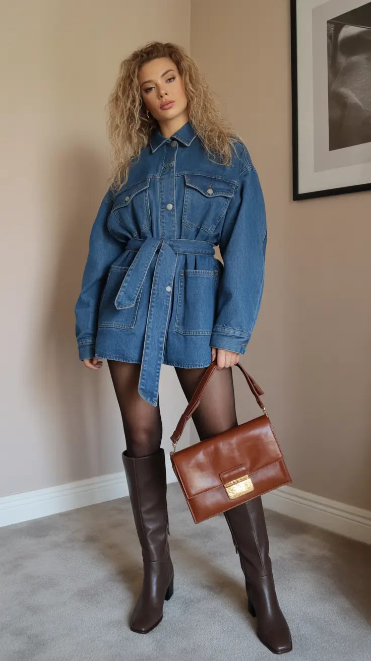 fashion outfits for women 2026 Denim Revival with a 70s Soul