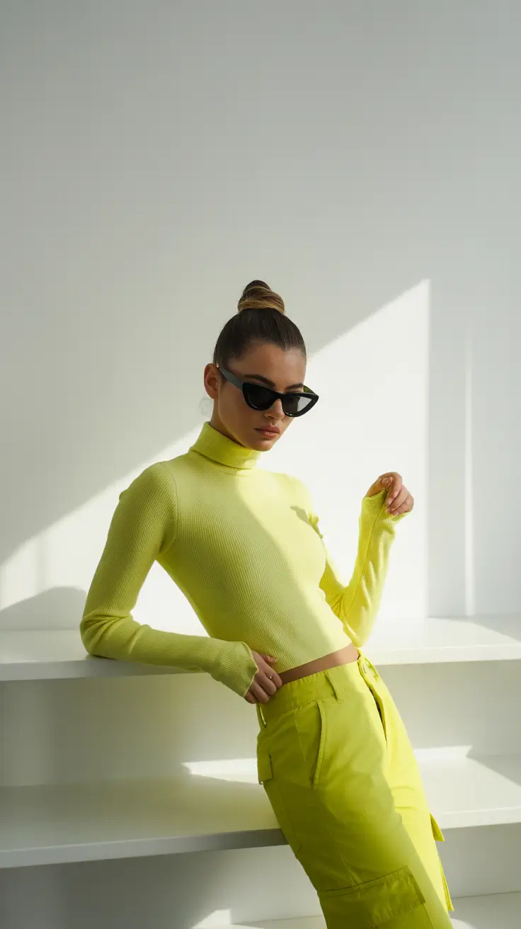 fashion outfits for women 2026 Neon Future Energy