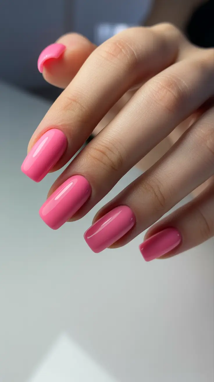 Fresh Winter Nail Designs and Colors 2025-2026 Barbie Snow Gloss