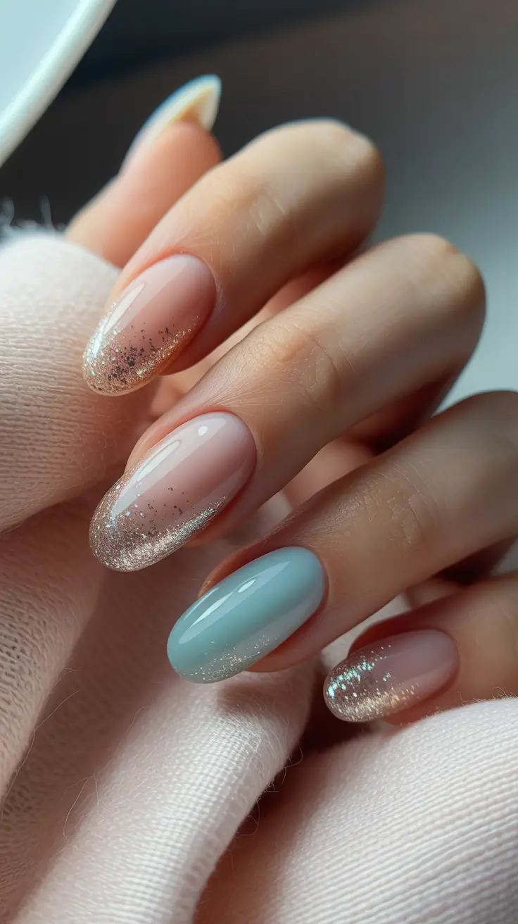 Modern Christmas Nail Colors Shades 2025 Soft Pastel Snowlight