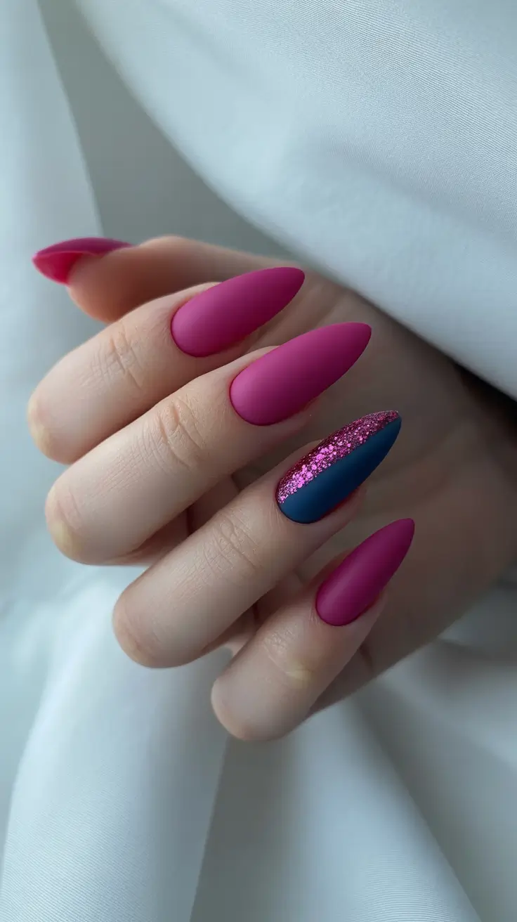 Modern Christmas Nail Colors Shades 2025 Berry Spark Flame