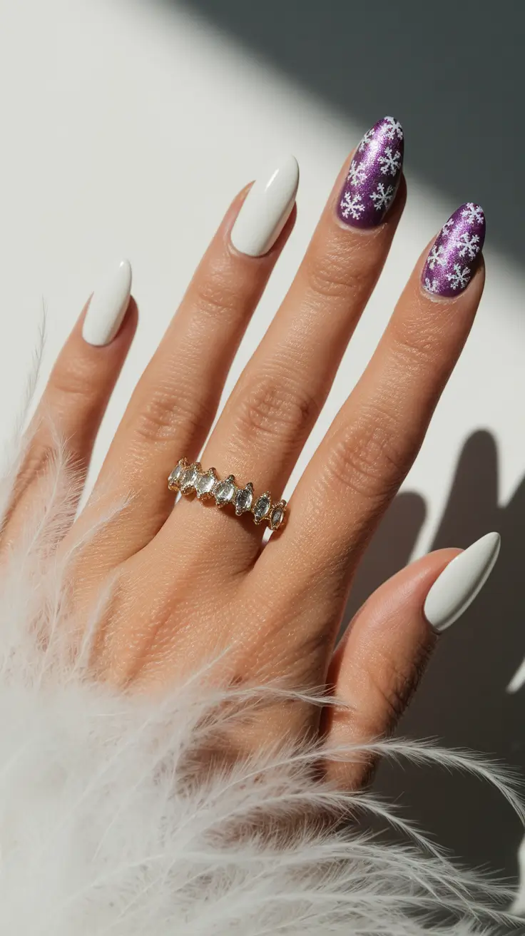 Nail Colors for Winter 2025-2026 Snowflake Fantasy