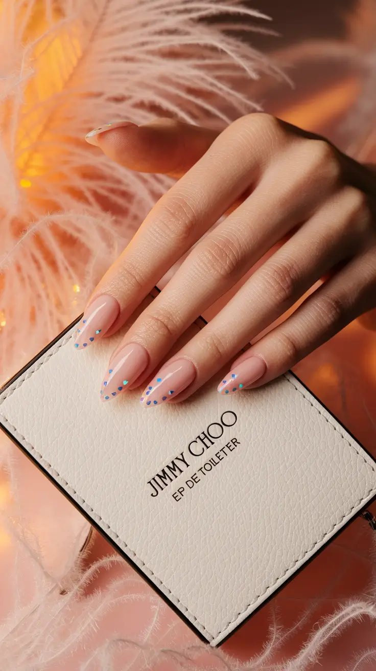 Nail Colors for Winter 2025-2026 Crystal Minimalism
